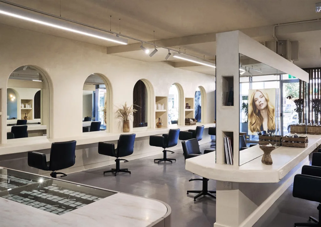 beauty salon interior design Dubai
