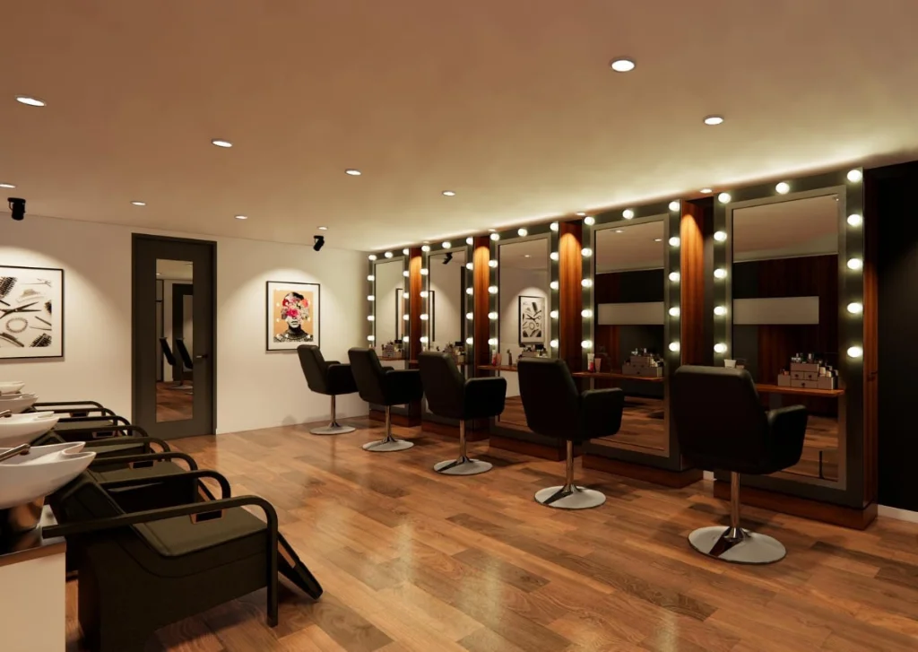 beauty salon interior design Dubai