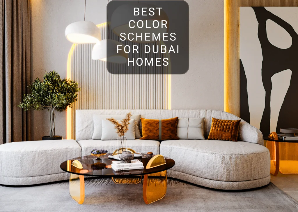 What color schemes work best for Dubai homes?