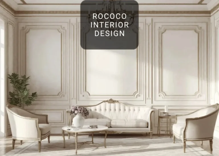 Rococo interior design in Dubai