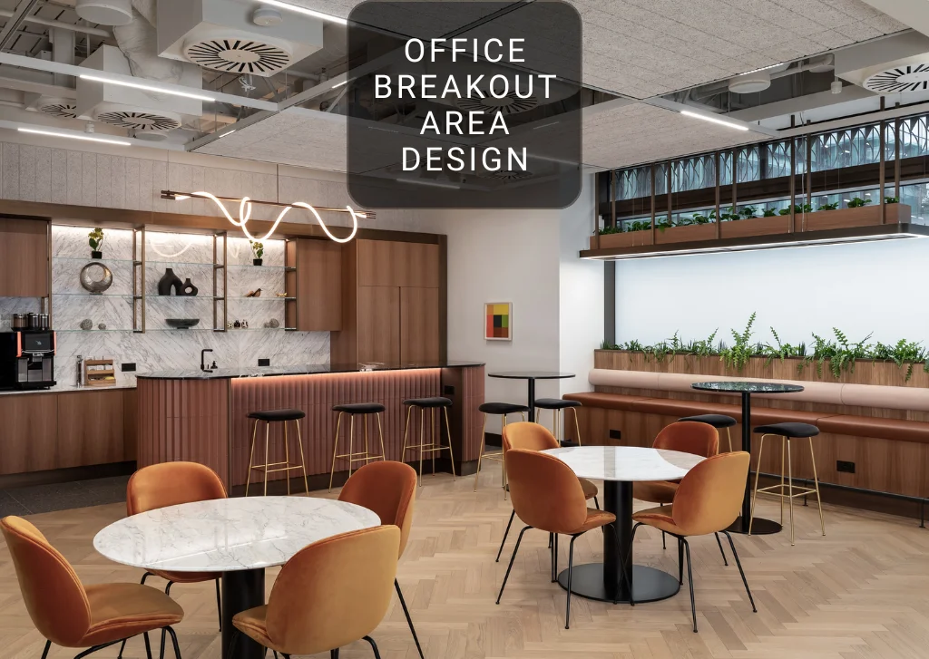 office breakout area design in Dubai