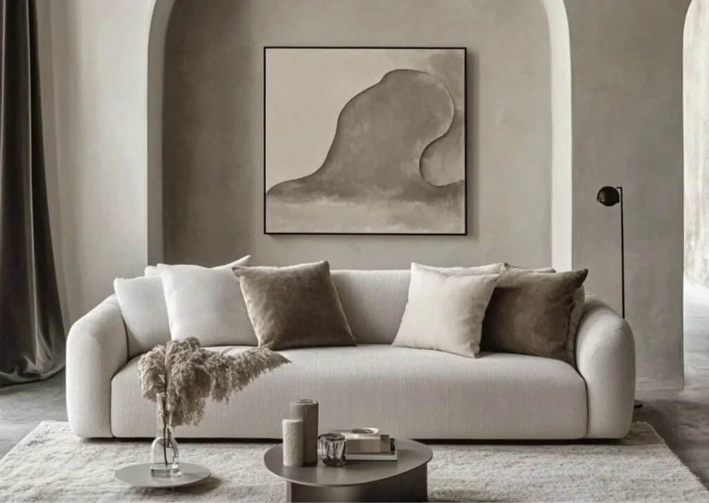 monochromatic interior design in Dubai