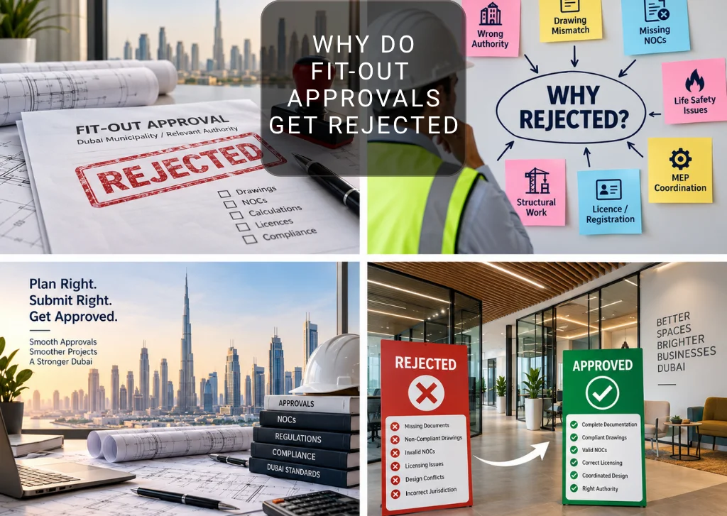 Why Do Fit-Out Approvals Get Rejected in Dubai